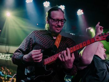 May 18, 2019 @ Bodega's Alley ...Matt Richardson (Guitar) and Big Daddy Caleb (Vocals) - Photo by Audrey Hertel