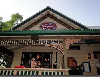 With Chris Judge on guitar at the Vineyard House, Santa Ynez, CA July 6, 2011 "Jazz Under the Stars."
