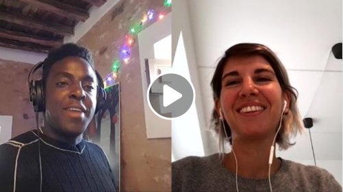 Video Chat Capture of Runway Vertical Masterclass for Lyonne in Denmark