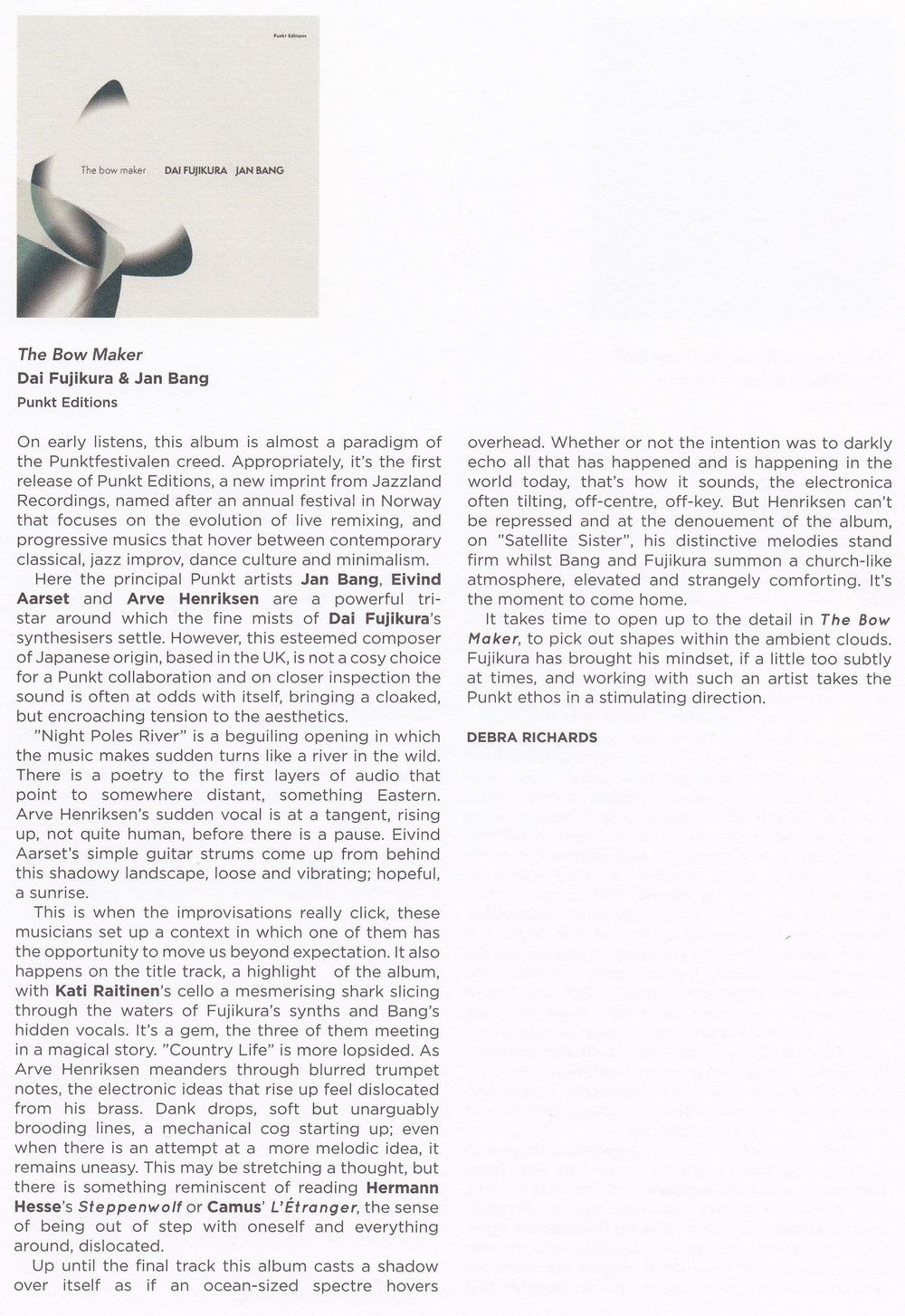 Amaryllis (We Jazz Magazine) by Debra Richards