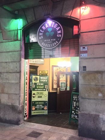 SPAIN, Barcelona - Shenanigan's Irish Pub - www.shenanigansbarcelona.es close to Las Ramblas.