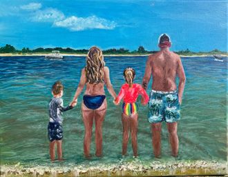 Family on the Beach