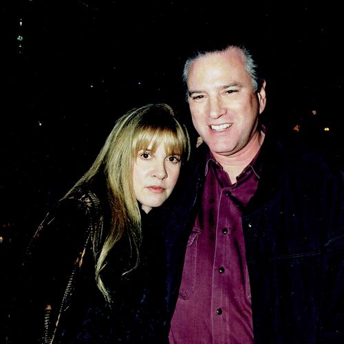 Waiting with Stevie Nicks on the tarmac at some Midwest private airport during The Dance Tour in 1997