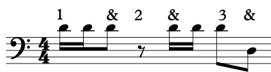 Kashmir John Paul Jones Bass Line Pattern