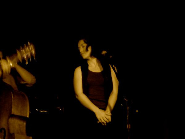 Photo: David Loeppke
Julia Ward (Parmenter) sang backing vocals on Staring at the Sun, Falling Over You, and the angelic high harmonies on End of the World! Check em out!!