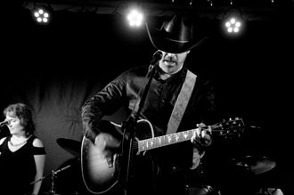 Terry Melanson sur l'estrade