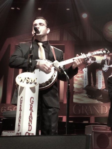 Tyler at the Grand Ole Opry