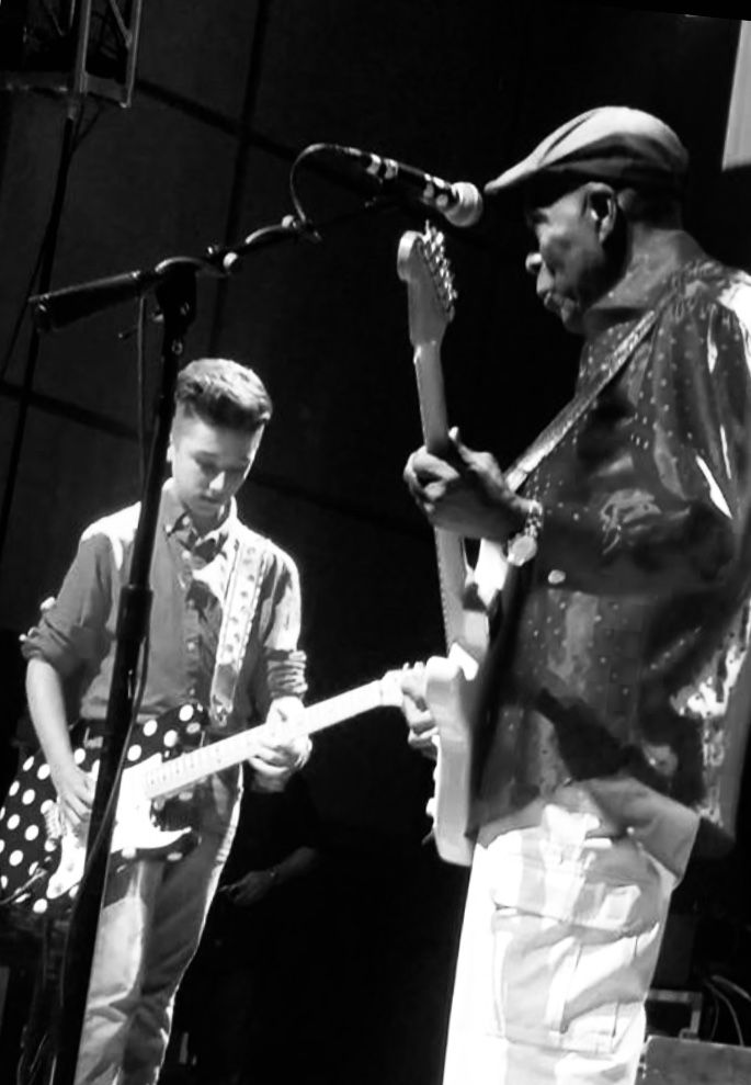 Michael with Buddy Guy at Aura in Portland, ME August 2017