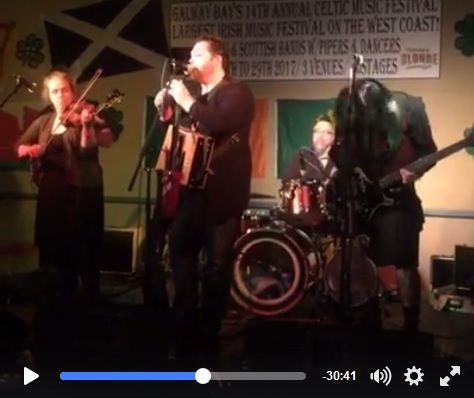 Ockham's Razor "Battle of the Bands" with Coming Up Threes at the 2016 Galway Bay Celtic Music Festival (Ockham's first song at 7:00 mark)