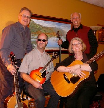 Robb Mann-lead guitar (acoustic and electric) Craig West-(fiddle and mandolin) Carolyn Harley-(rhythm guitar) Joe Harley-(electric bass)