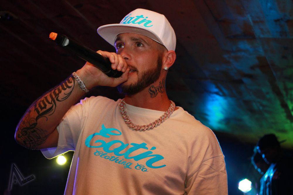 Marcus Money (Musical Artist) performance photograph of the rapper, singer, songwriter and record producer