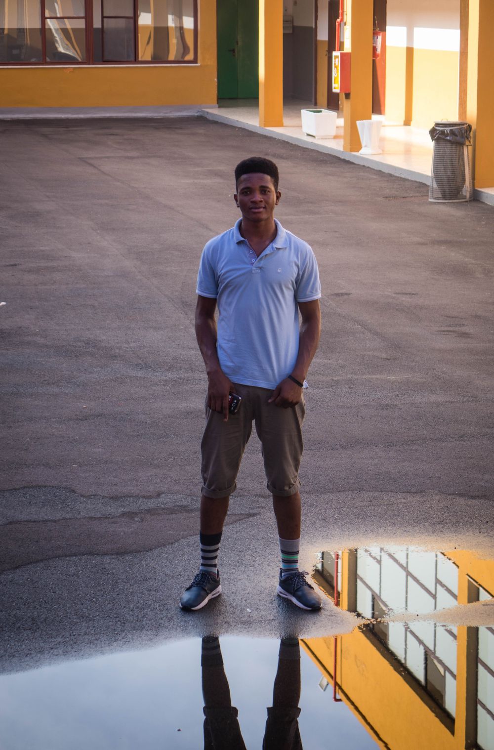 Thankgod, an 18-year-old Nigerian singer and percussionist: “If you’re poor and black in Libya, you die. There are so many people dying, so much shooting and fighting. There’s no peace there... I was lucky: a Nigerian man found me on the street, gave me a house, and passed me along to a boat.” Umberto Primo, Syracuse, Sicily, 2017.