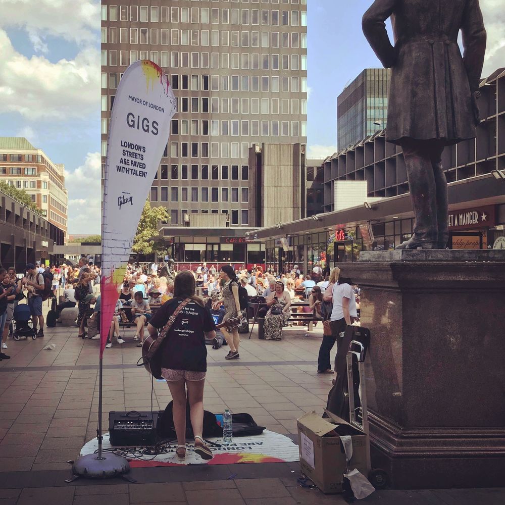 Euston Network Rail station - GIGS Busking Competition - London