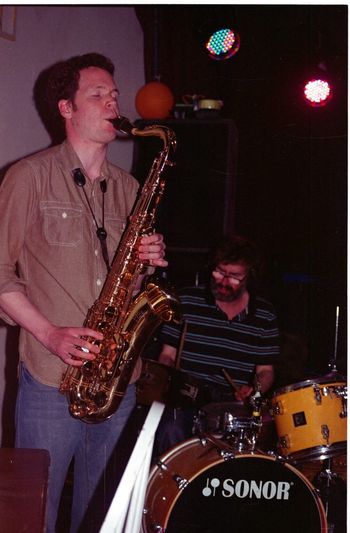 Liverpool community project Carpet Trip at Mello Mello, with Mark Jones (Tenor Sax) leading the band