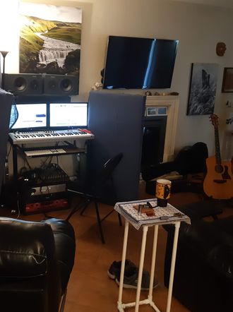 Where all the vocals and guitars were recorded. "Clean up your damn room studios" Arid- Zona