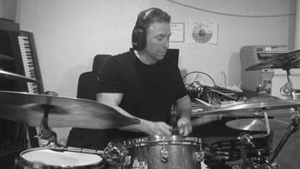 Clay Green at Latency Studios laying down a track called the Grim Reaper - milliseconds from now