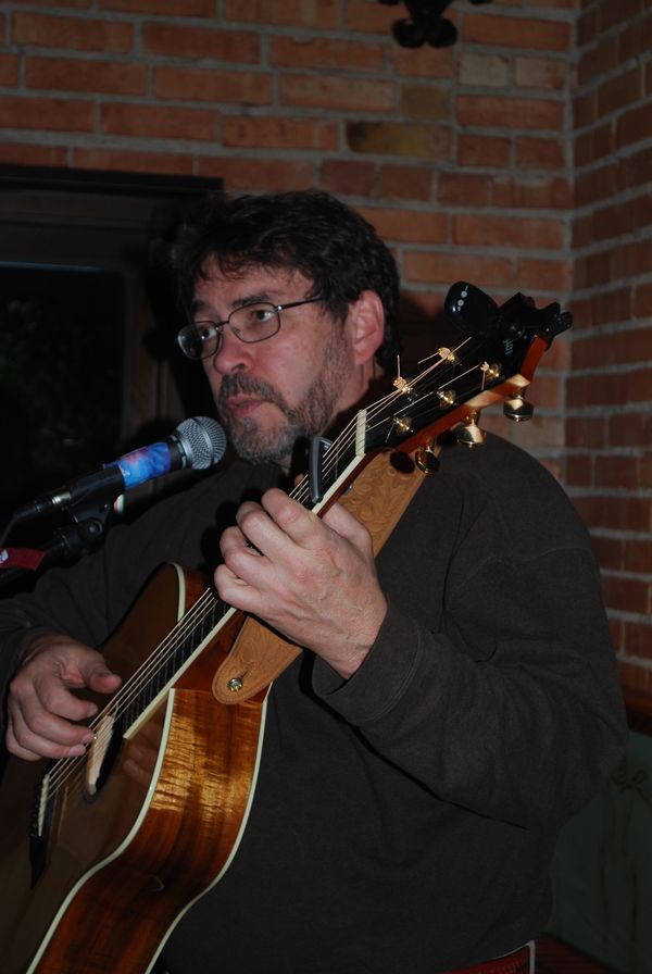 hosting at Alchemy Coffee open mic