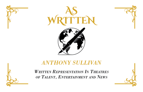 AS Written by Anthony Sullivan