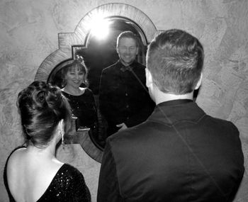 with co-writer JONATHAN BLUTH, on our way to the HOLLYWOOD MUSIC IN MEDIA AWARDS. "OBEY THE DJ" was nominated for BEST TV SONG!