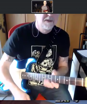 Online lesson with Franco.