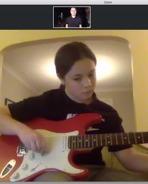 Online lesson with Greta