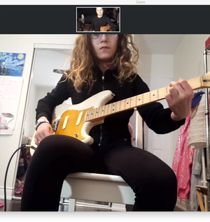 Online lesson with Rachel.