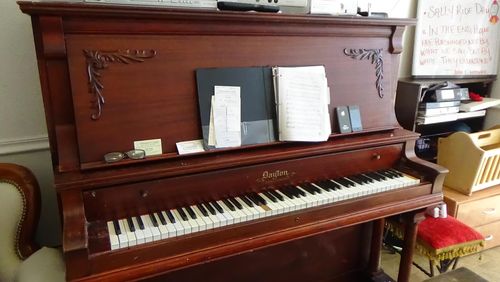 A Dayton Piano. These were built in Kentucky, only between 1885-1925. An exceptionally rare instrument.
