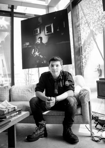 Jake at the Danny Clinch Transparent Gallery, Asbury Park, after playing a set at the Seaside Serenade.