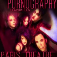Poster for the album show 'Pornography at the Paris Theater, Portland