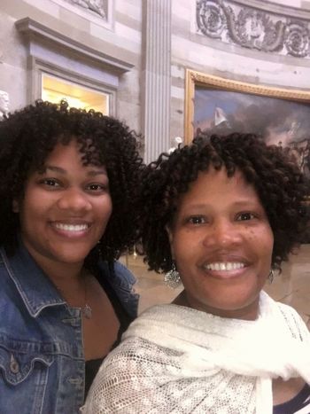 Elisha & Chae' Capitol 2017 Me and Chae' - one of my daughters and "go to" music partners. We provided music for the Capital's weekly service. Yes, OMG!