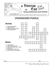 A Toucan Can Compound word crossword
