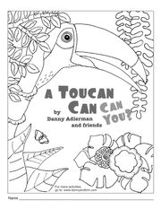 A Toucan Can Coloring page