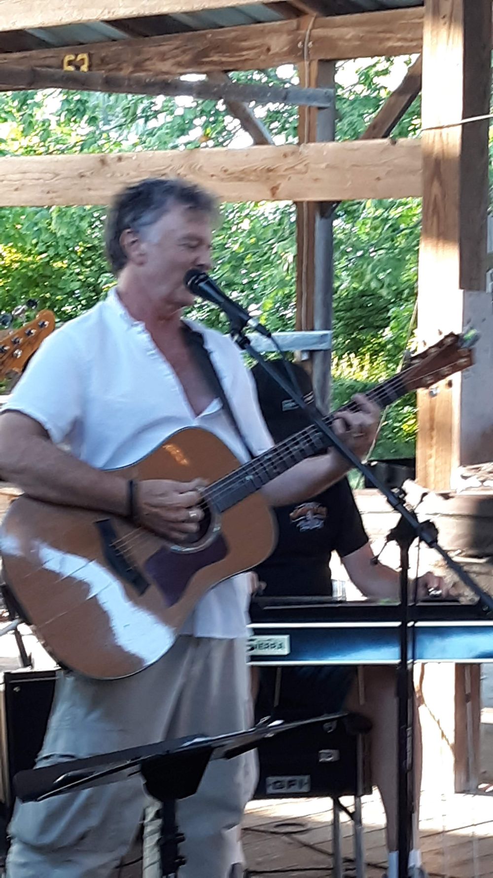 Me an' Der at the Ithaca Farmers' Market, 2019