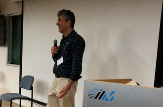 Adam presenting in Jerusalem at the ILAS Conference, October, 2018