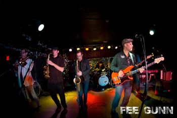At the James Gray Memorial Concert - The Horseshoe, Toronto, 2014 - Photo by Fee Tom Walsh, Rich, Perry White, Great Bob, Myself, Donne Roberts