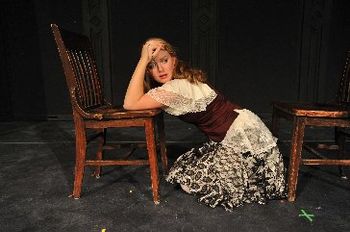 Lisa Reppell (Joanna) in the 2009 Flournoy Playwright production of Christopher Cartmill's THE APOTHEOSIS OF VACLAV DRDA