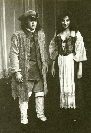 Le Bret and Affolé Mark Morettini (Tomas LeBret) and Adrianne Krstansky (Affolé) in Christopher Cartmill's INCORRUPTIBLE