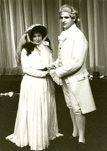 The Woman in White and the Gentleman Sarah Worthington (The Woman in White) and Tom Orf (The Gentleman) in Christopher Cartmill's INCORRUPTIBLE