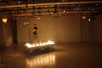 Christopher Cartmill's production of Lope de Vega's ACTING IS BELIEVING (LO FINGIDO VERDADERO (Set) set design by Zach Sitrin and lighting design by Vici Chirumbolo (photo by Allegra Heart)