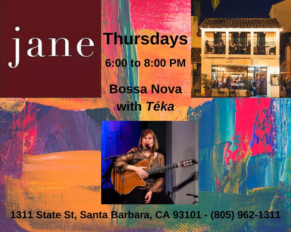 12/09/2021 Stop by for some great American cuisine, beautiful ambiance and bossa nova with Téka