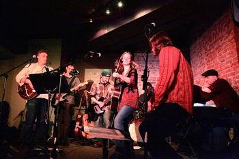 Photo by Matthew Cerreta. George Harrison Tribute with Steve Chizmadia, Seth Slater, Chris Corbalis, Eric Puente, Fred Gillen Jr. and Paul Silverman.