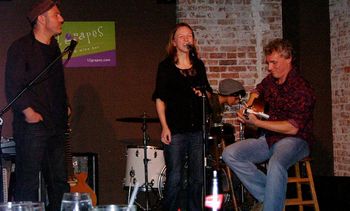 Marc Von Em, Myself and Steve Chizmadia happened to cross paths one night at 12 Grapes in Peekskill, NY.