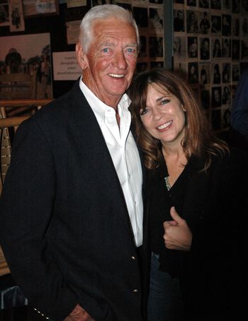 September 27, 2005. The Bluebird Cafe, Nashville, TN. Carlene and her dad Carl Smith after "An Evening with Carlene Carter."