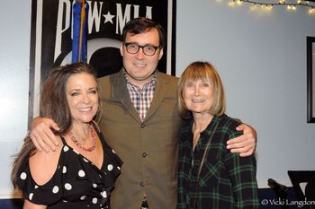 September 14, 2019. Carlene with Chris Scruggs and his mom Gail Davies at American Legion Post 82 in Nashville, TN.
