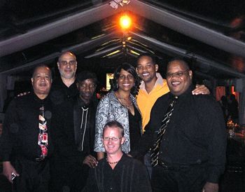 "The Tony Smith Musical Explosion" live in Miami! L to R - Wayne Morgan, George Parakis, Alfie Pollit, Barbara Yates, WIll Smith, Tony Smith....Bienvenito a Miami!