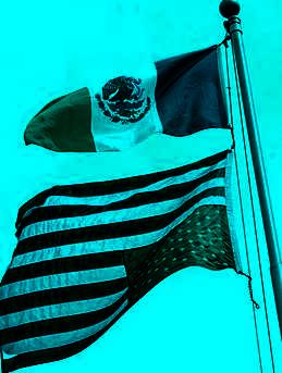 WHAT IS THIS SUPPOSE TO MEAN? YOU KNOW THAT IF I WERE TO VISIT MEXICO AND SEE OUR FLAG UNDER THEIRS THAT WOULD BE ALRIGHT,IT WOULD NOT BUG ME.BUT OUR FLAG IS UPSIDE DOWN.THIS IS A DAY MEXICO WILL NEVE
