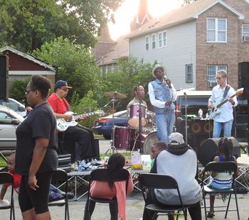 Larry_Sing_Band_from_audience_8030 Playing in the West Side's Hubbard Park playground for BUILD, Aug. 2018: Ice Mike, West Side Wes, Larry, LG