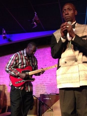 EddieLarryWindyCityBuddys_2014_11 Eddie Taylor Jr. with brother Larry playing at Buddy Guys Nov 2014, Windy City Blues Challenge