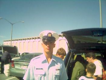 Our Family's Military Man: Grandson Greg Beckman in the US Coast Guard. GREG, WE ARE PROUD. WE SALUTE YOU AND ALL SERVING OUR COUNTRY !!! Greg Co-Wrote a Song for the New L.B. CD. Entitled: "RAINY DA