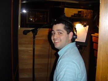 Tim Beckman Goes Into The Vocal Isolation Booth To Record His New Song "I WALK AWAY" as a Featured Artist on the New L.B. CD, "LOOKIN' DOWN THE ROAD"